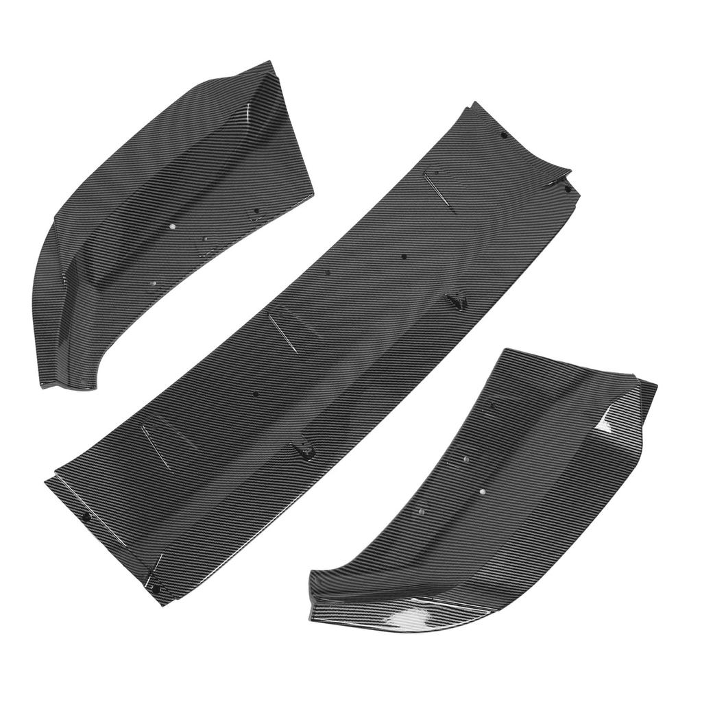 3 Sections Front Bumper Lip Spoiler Stylish Rugged Front Bumper Lip Splitter For X1 U11 M‑Sport