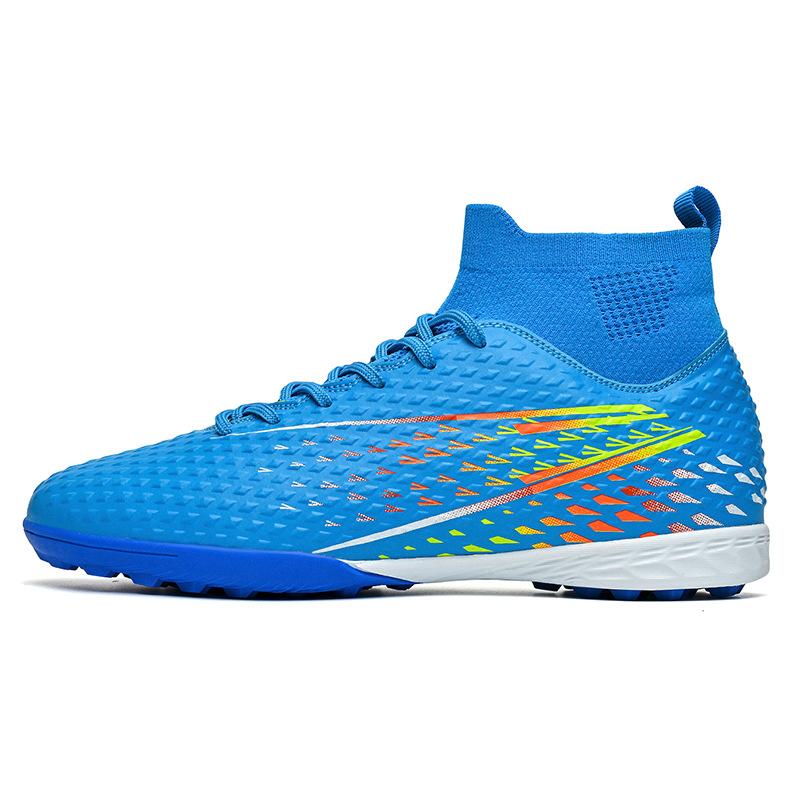 New High-top AG Long Nails TF Broken Nails Outdoor Students Adult Grass Game Training Football Shoes In Stock