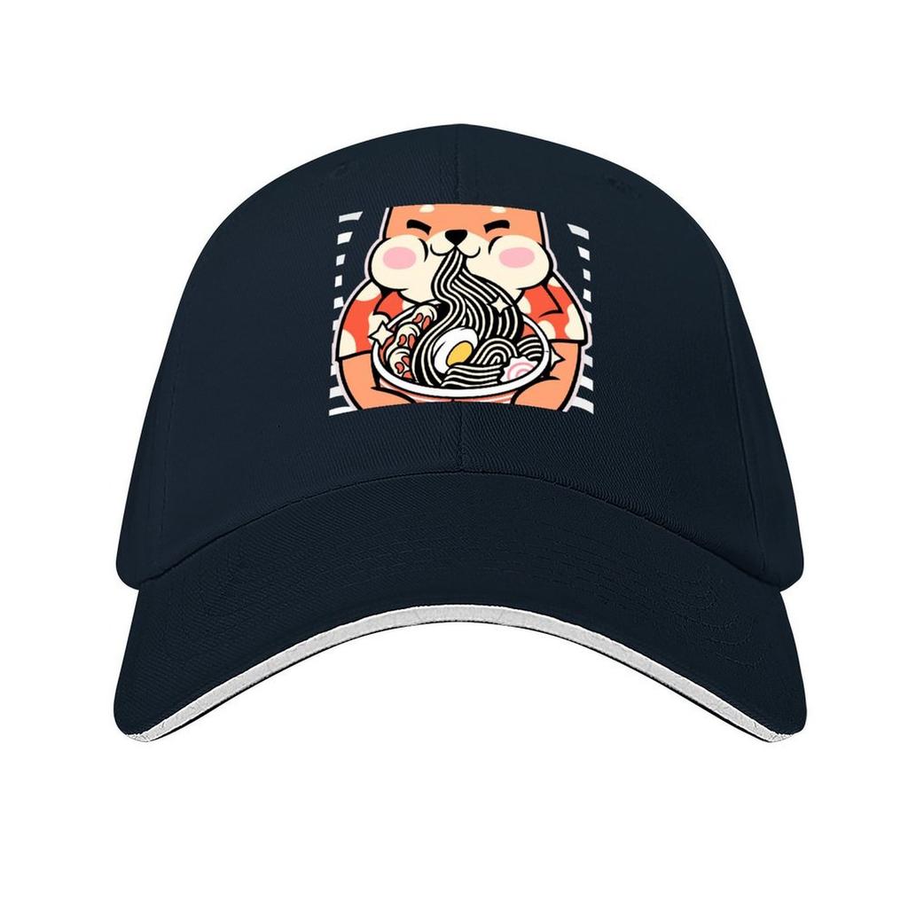 Shiba Nudeln Baseballkappe Trucker Cap Golfbekleidung Wintermütze Golfmütze echt Damenmützen Herren