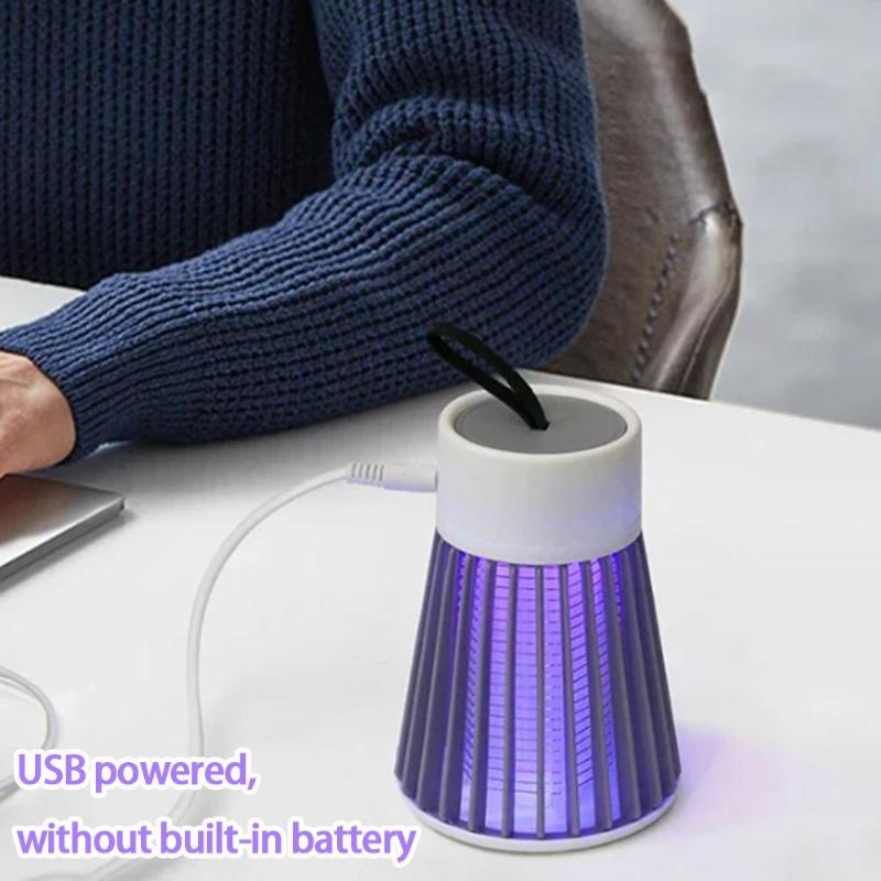 Lampe tue-moustiques rechargeable avec mode veilleuse Sûr et silencieux Pour femmes enceintes et bébés