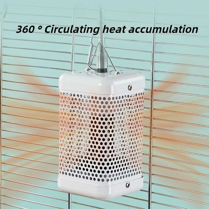 Lampada Termica per Pappagalli con Paralume Scatola di Allevamento in Ceramica Lampada Riscaldante da Appendere Luce Riscaldante a Infrarossi Gabbia Lampade Riscaldatore per Uccelli Piccoli Animali Domestici