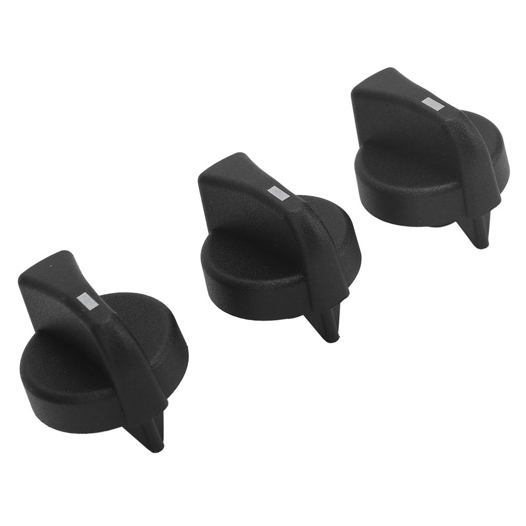 3 Pcs AC Heat Control Knob 121 0001 000 Heater Fan Speed Mode Climate Control Knob Replacement for   330 335 357 367