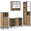 Bathroom Furniture Set 4 Pcs. Artisan Oak 80 X 33 X 60 Cm