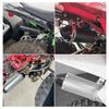 28MM 32MM 38MM Motorcycle Exhaust Muffler Escape Moto Tailpipe For 110 125 150CC Dirt Pit Bike ATV KAWASAKI