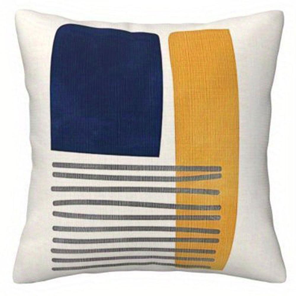 Black And White Gingham Classic Pillowcasebedroom Living Room Sofa Home Decor Polyester Cushion Cover With Zipper