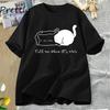 Funny Cat Graphic T Shirts Cotton Casual Short Sleeve Tee Shirt Tops T Shirt Loose Couple Tee Women Clothing