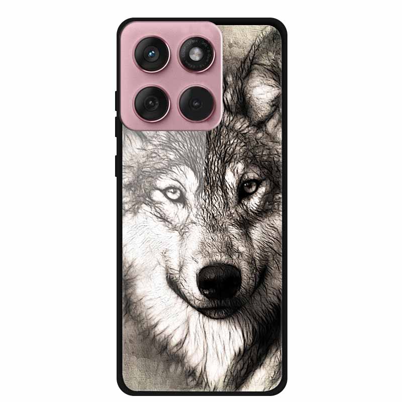 For Motorola Edge 60 60s 5G Case Hard Back Cover Tempered Glass Case For Motorola Edge 60 Fusion Phone Case Soft TPU Bumper Para