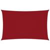 VidaXL Sun Sail Oxford Fabric Rectangular 2.5x5 M Red