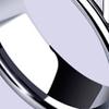 Men Fashion Matte Geometric Band Finger Ring Wedding Engagement Jewelry Gift