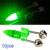 10Pcs/Set ABS Bait Alarm Bell Luminous Dual Bell Tear Resistant Fishing Bell Alarm for Fishing Rod
