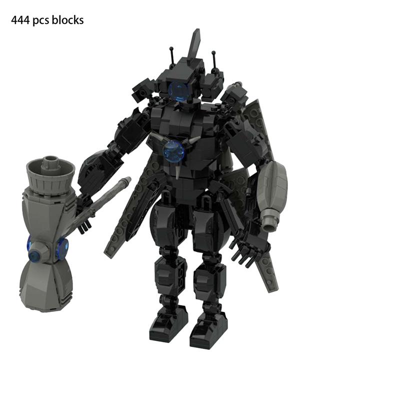 Toilet Skibidi Building Blocks Figure Plastic Toy Home Table Decoration Gift Boy