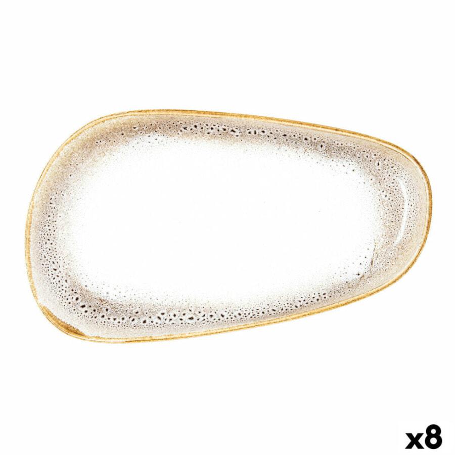

Плоская тарелка Ariane Jaguar Freckles Бежевая Керамика 27 см (8 штук)