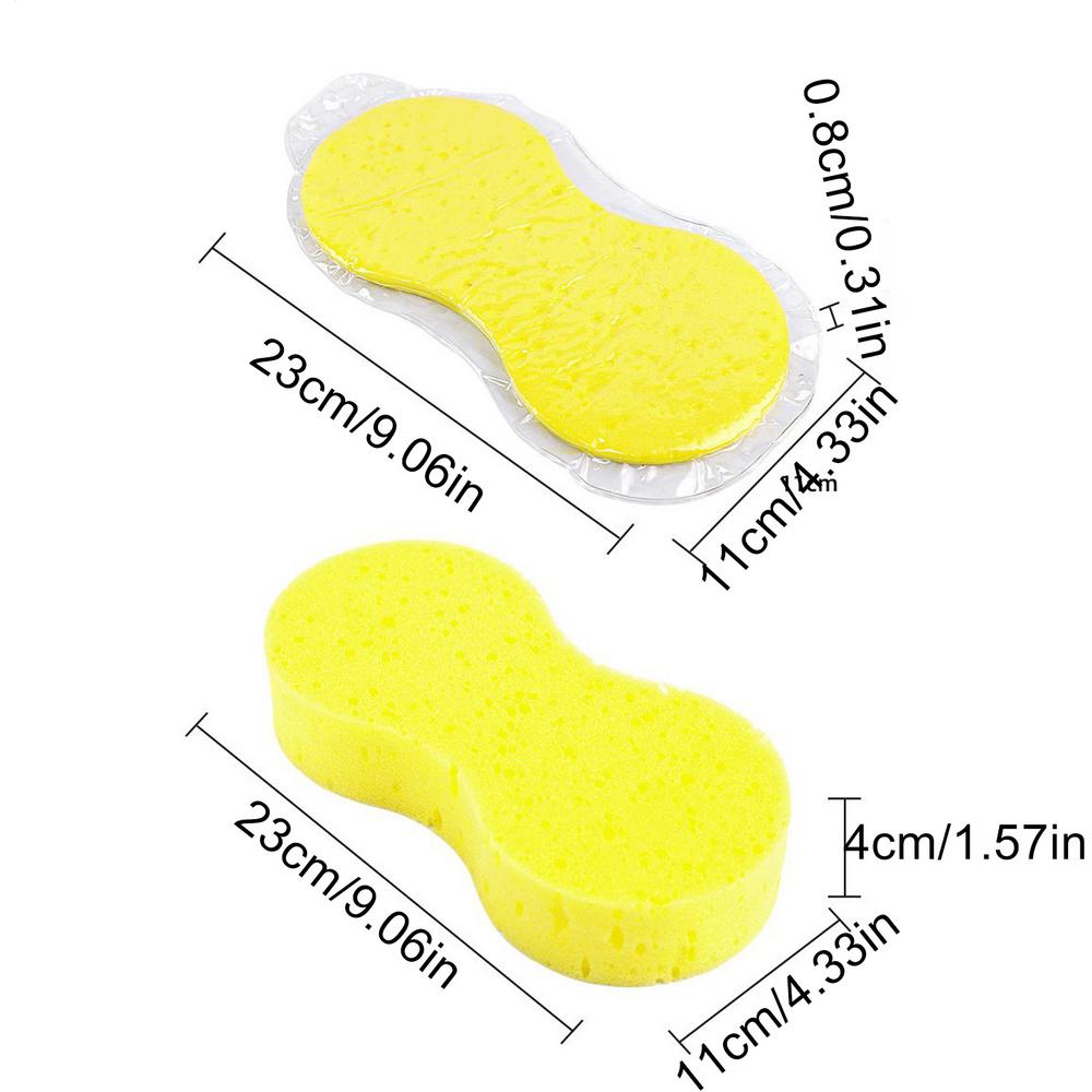 

Car Wash Sponges Non Scratch Big Sponge Car Detailing Supplies Stain Remover Scratch-Free Cleaning Supplies For Home Tile Grout