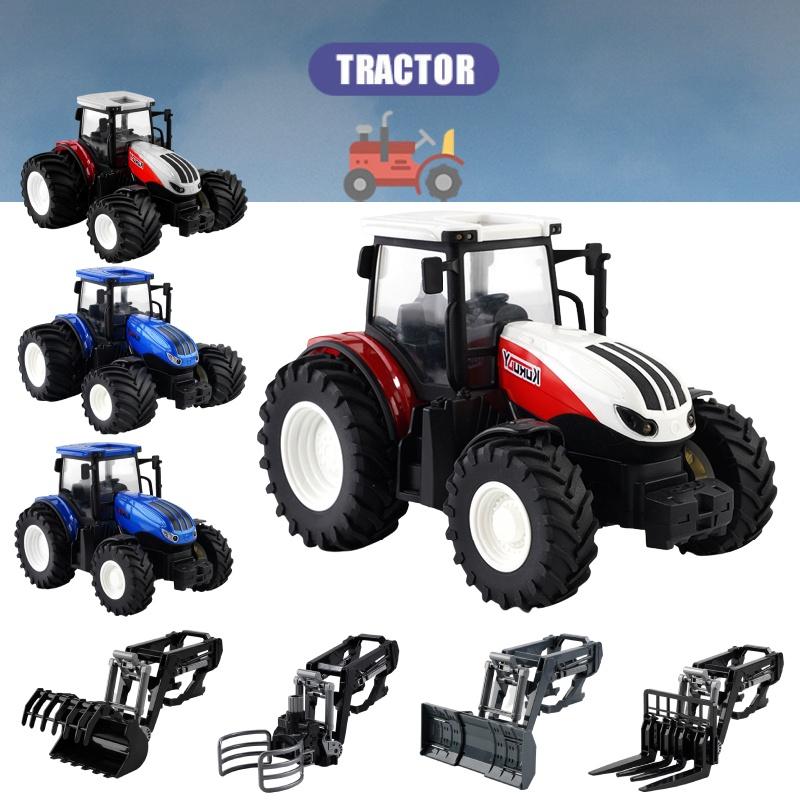 2.4g Alloy Rc Farmer Engineering Tractor Toy For 4-6 Years Kids