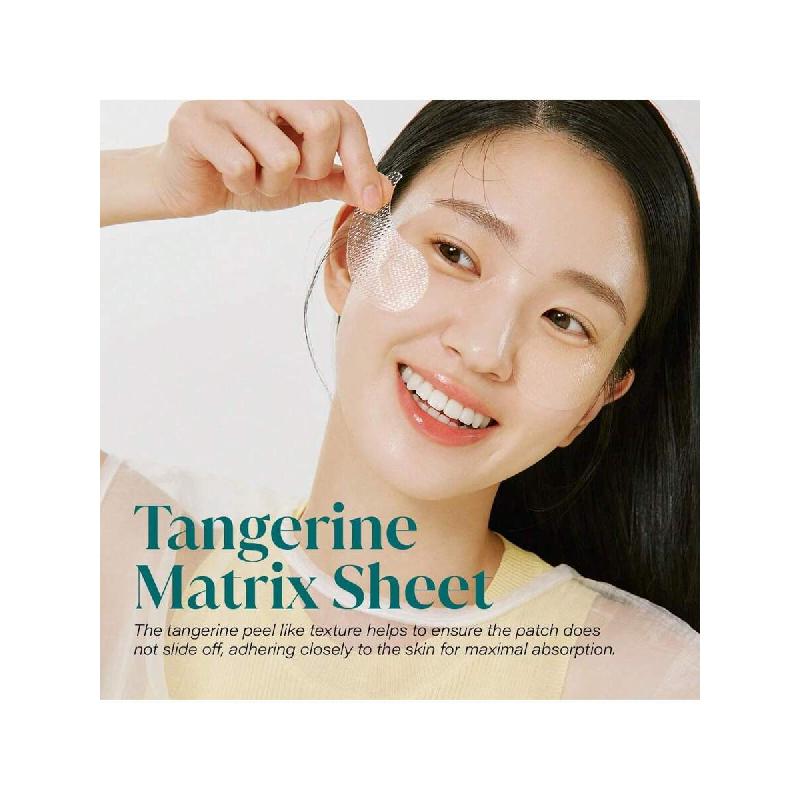 Goodal Grüne Mandarine Vitamin C Feuchtigkeitsspendende Augenmaske 72g (60 Blatt) | 5-Minuten, Feuchtigkeitsspendendes Gel-Patch (2024 Erweiterte Version)