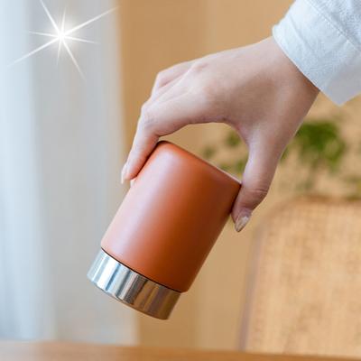 Taza de Agua Aislada de Acero Inoxidable Portátil de Bolsillo Recipiente para Bebidas Taza de Viaje Antiderrames para Estudiantes