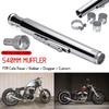 Silenziatore Universale per Scarico Moto Retro Vintage Classico Cromato Escap Moto per cg125 sr400 cb500 vt500 CM300 500 Cafe