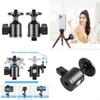 95AF Adjustable Camera Mount Ball Head Adapter 1/4” Thread Conversion Aluminum Alloy Swivels Base for Tripod Accessories