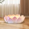 Lotus Flower Shape Cushion, Floor Pillow Comfort Washable Cute Meditation Cushion Floor Seating Cushion for Floor, Party, Dining Chair, Car, 62cm