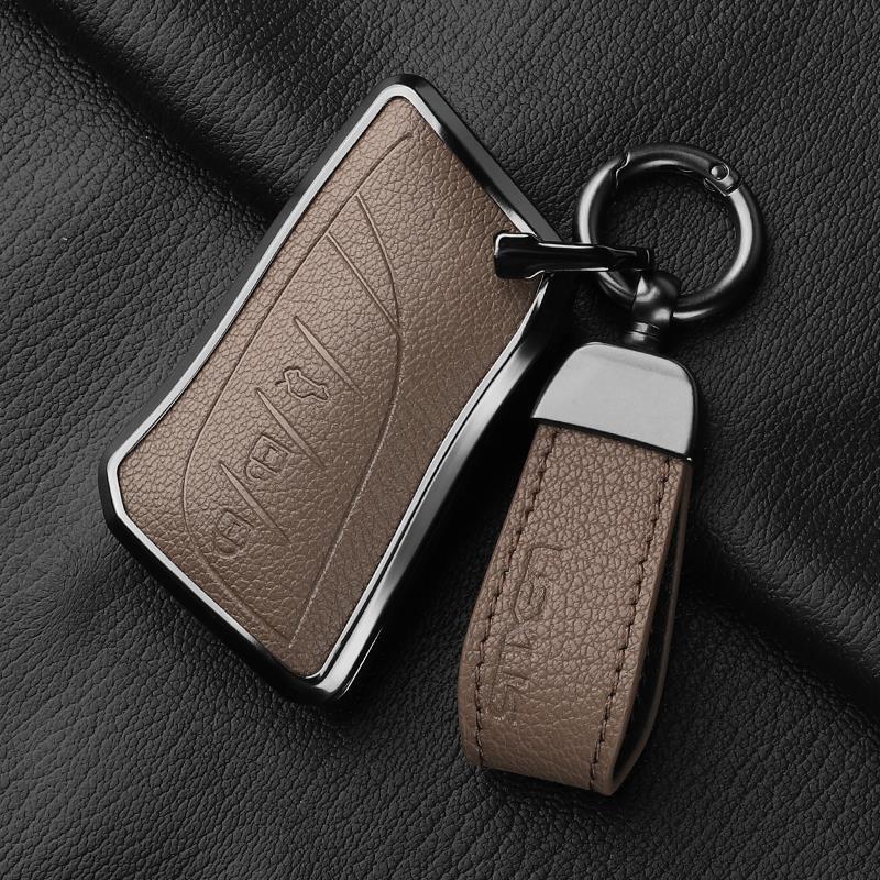 Genuine Goatskin Key Cover for 25 Lexus Models: ES200, RX350H, NX200, ES300H, and More.