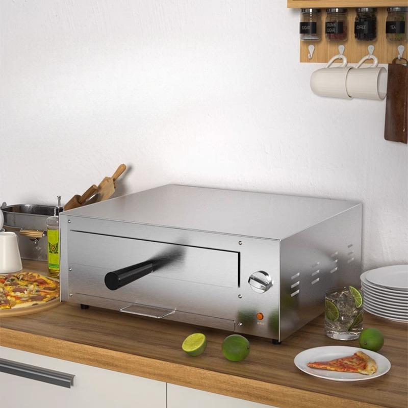 220V Pizza Stove Commercial Small Single Layer Thickened Electric Oven Bread Cake Oven