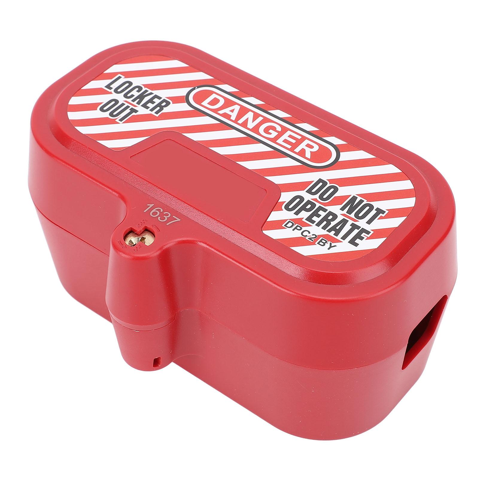 

Блокиратор вилок Самоцилиндровый дизайн ПА и АБС Высокопрочный Промышленный Замок безопасности для вилок