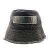 Loewe K820HB1X20 Logo Fringe Cotton Hat Black Cotton Women Used