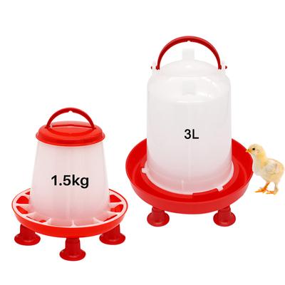 1 szt. 1,5 kg/3 l automatyczne wiadro do picia dla drobiu, karmnik dla kurczaków, wiadro na wodę, przepiórka, kurnik, zaopatrzenie w wodę