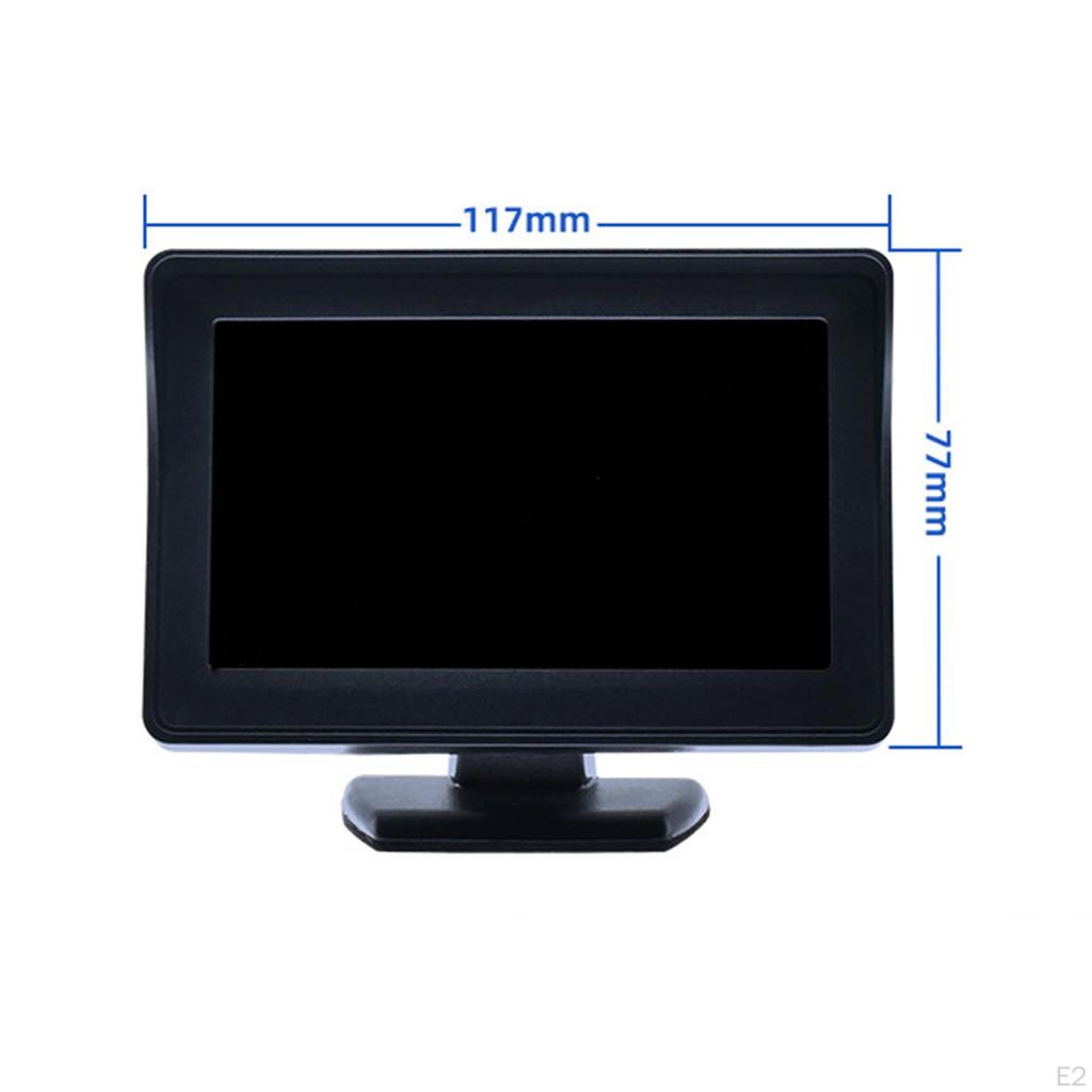 4.3 inch Car Monitors Rear Viewing Camera Display Reversing Image Practical Parts Accessories