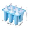 Silicone Popsicles Maker With Detachable Stick Creative Easy Releases Ice Lolly Mould for Family Gatherings and Parties
