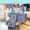 Cute School Practical Backpack Set With Waterproof Design For Boys Girls And