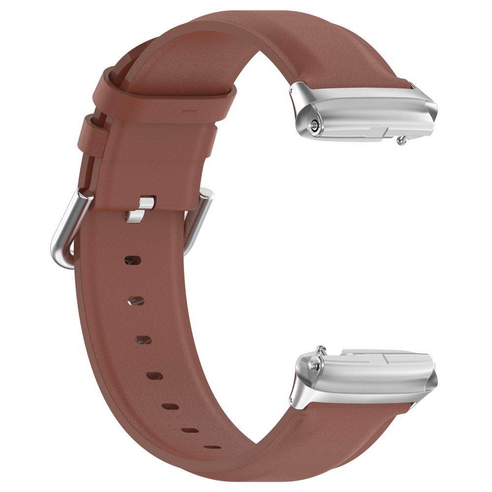 Leather Strap for Xiaomi Redmi Watch 3 Active, Brown