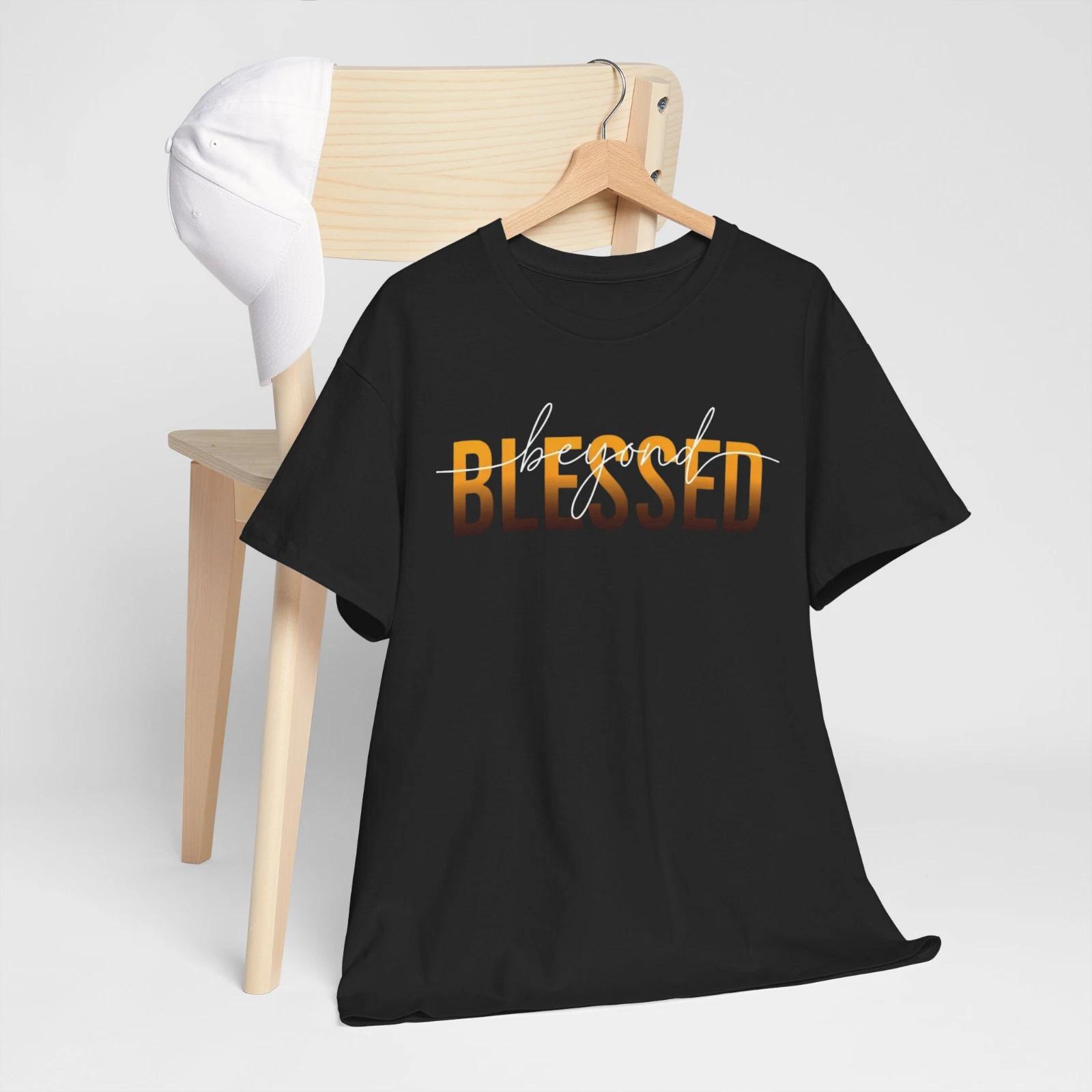 Черная футболка  Blessed Beyond  новая в упаковке 2XL