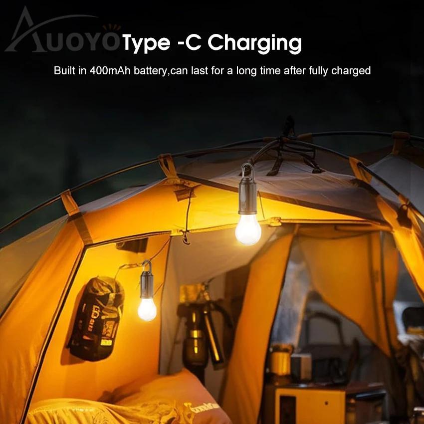 New Solar Powered Charging Camping Lamp, Atmosphere Lamp, Multifunctional Handheld Tungsten Filament Lamp, Outdoor Retro Camping