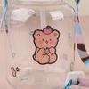 1 Piece 600Ml High-Value Fall-Proof Straw Cup Kawaii Summer Children'S Water Cup Boys And Girls Go To School Baby Kettle