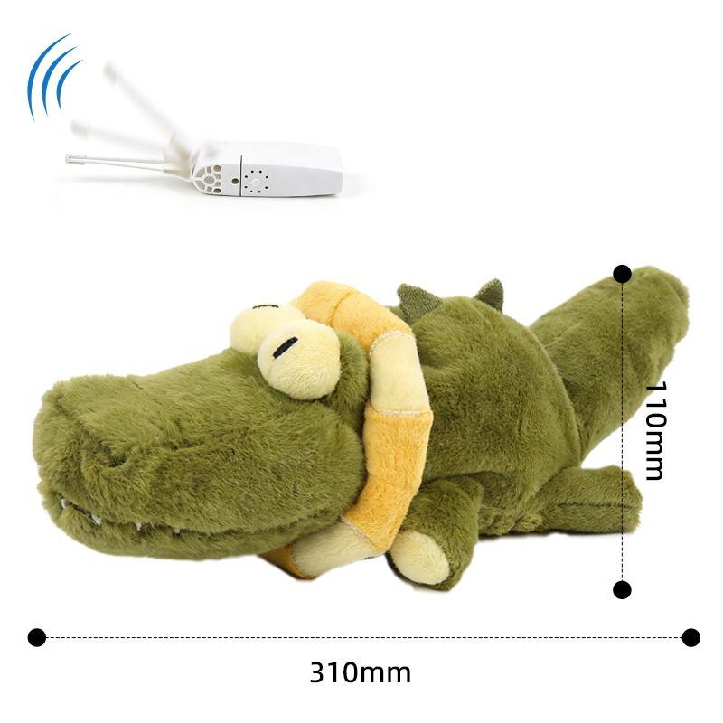 

Electric Plush Dog Toy Vibrating Ball for Fun and Relaxation, Pet Interactive Toy зелёный