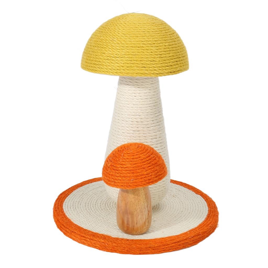 Katzenkratzbaum Krallenwetzen Interaktiv Pilzform Sisal Kätzchen Klettern Kratzer für