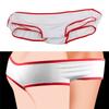 Double Couple Sexy Panties BDSM Women Men Flirting Underwear Cotton Panties Uniform Temptation Stretch Knitted Sexy Exotic Sets