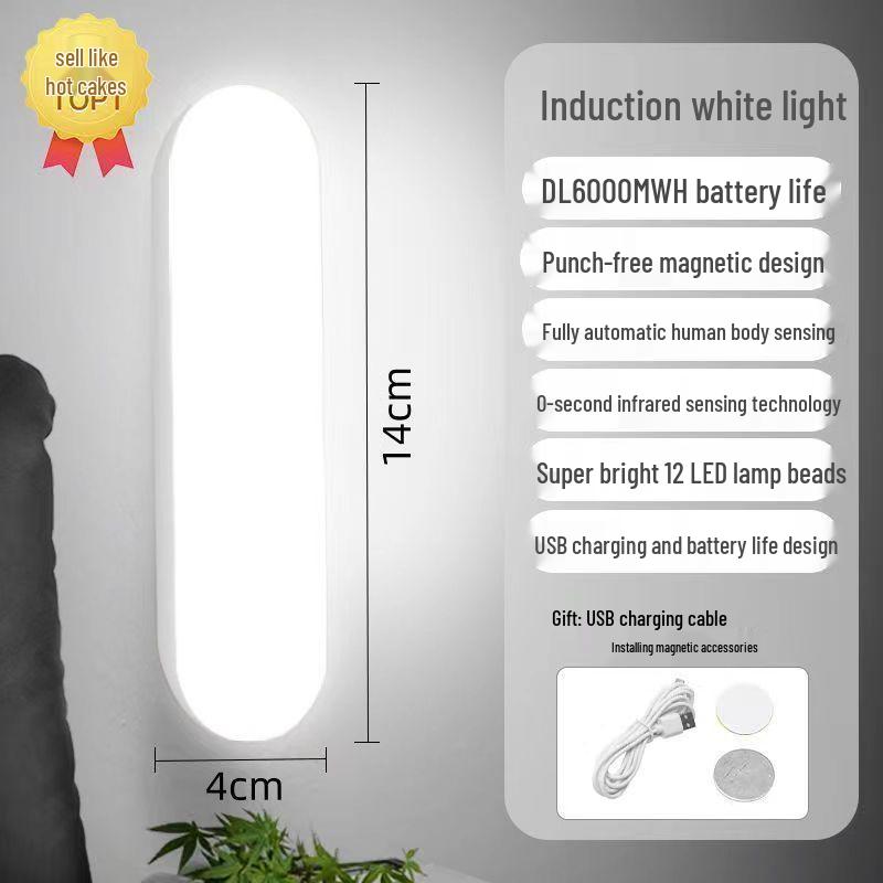 

Intelligent Automatic Night Light - Super Bright for Toilet, Corridor, Dormitory, Household - Human Motion Sensor, Plug-in Yellow Light - Instant On - Lasts 699 Days