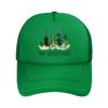 Tiny Adventurer Forest Trees Watercolor Mesh Baseball Cap Casual Hat Outdoor  For Womens Unisex FeUnisex