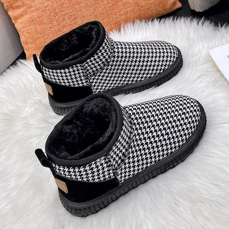 Fashion Winter 2024 New In Female Booties Shoes Designer Luxury Demi-season High Quality Ladies Ankle Snow Boots Spring Sale 39 Boot Hot