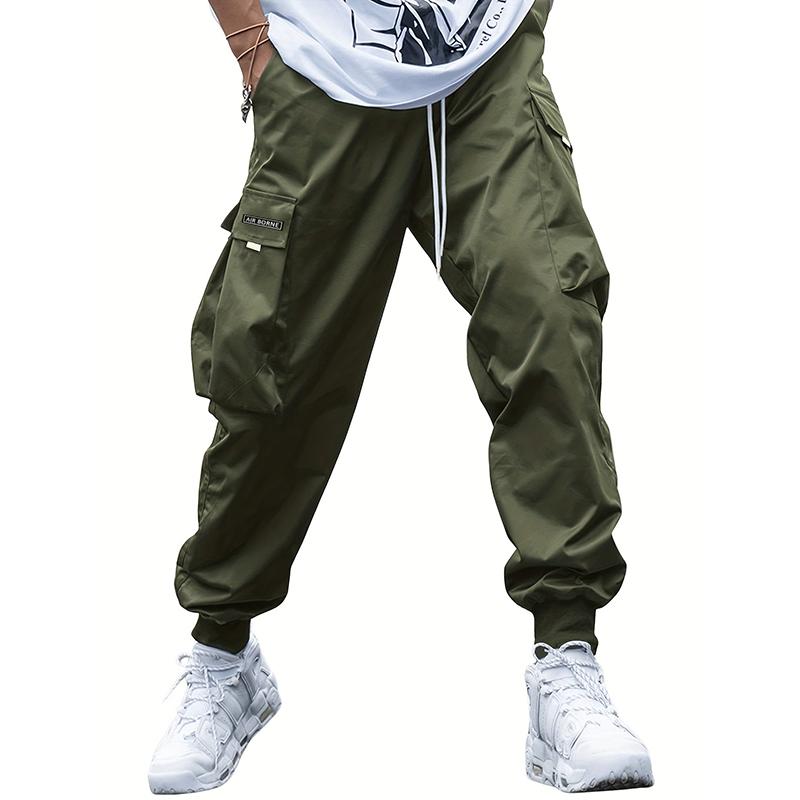 High Quality Cotton Fashion   Casual Al Cargo Pants Streetwear Harajuku Joggers Men Sports Trousers