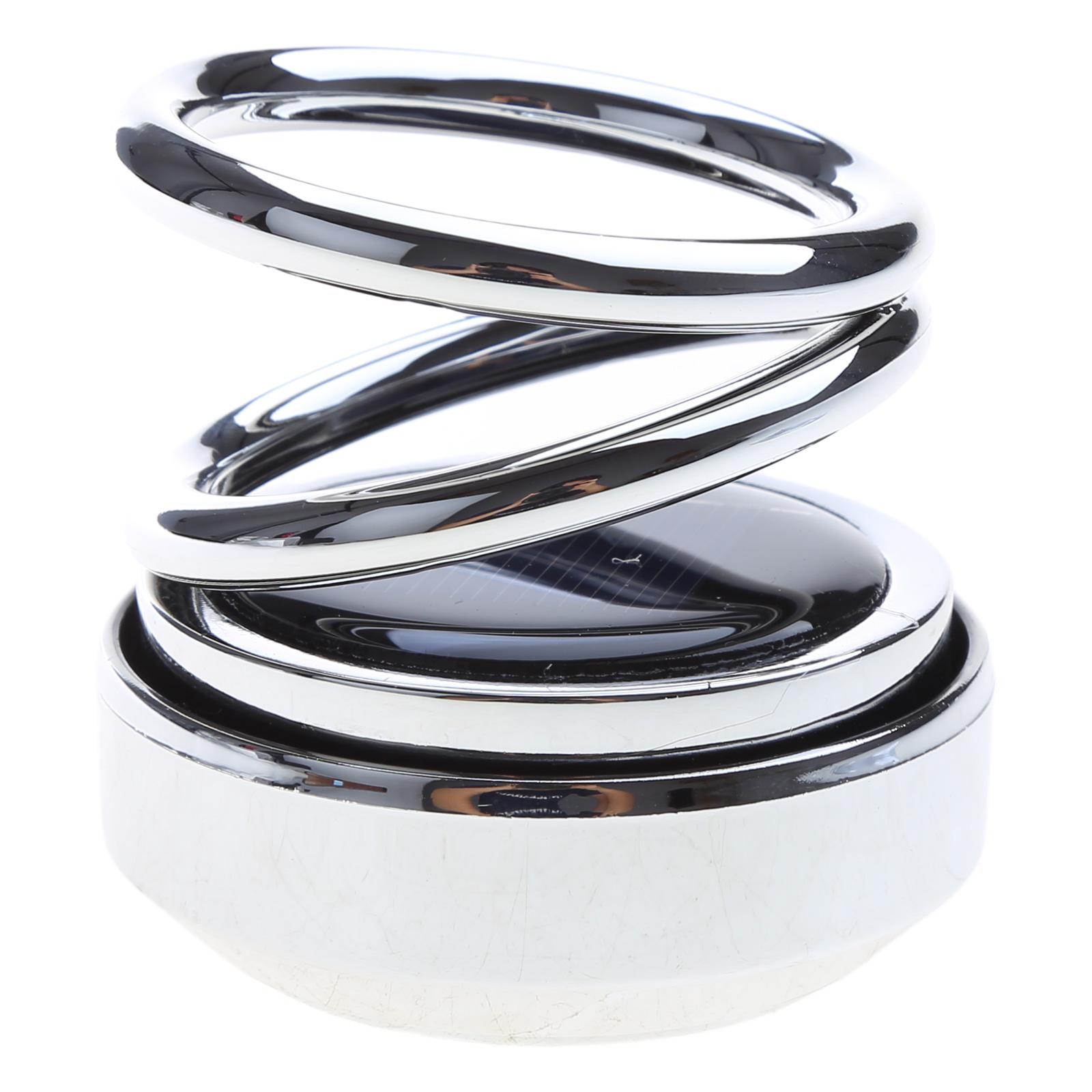 

Духи для внедорожников Диффузор Вращающиеся солнечные освежители воздуха Двойные кольца Ароматерапия Аромат Украшения для автомобиля Аксессуары для интерьера серый