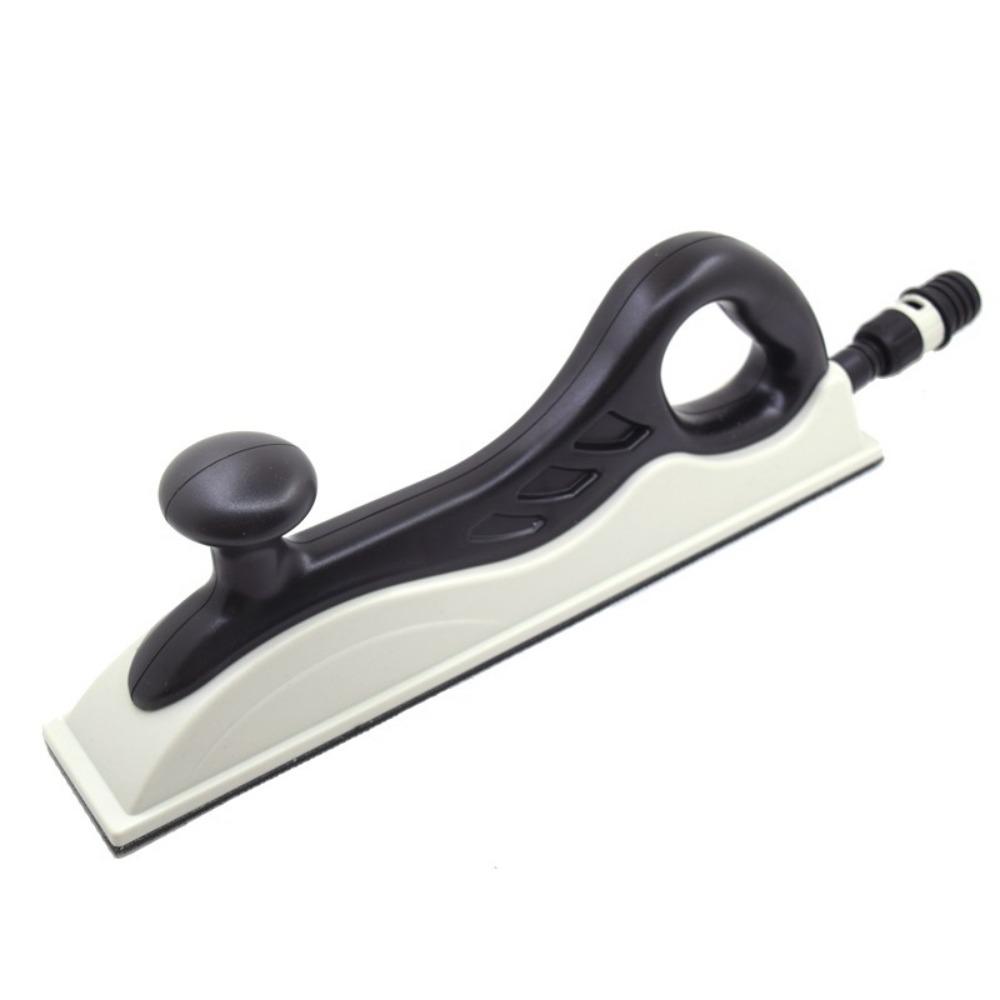 125/200/400mm Square Hand Grinding Plate Sanding Pad Hook Loop Hand Sanding Block Plastic Vacuum Dust Collection Polishing Plate