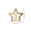 50pcs Fashionable Star Shaped Hair Clips for Women Golden Alloy Non Slip Secure Grip for Decoration