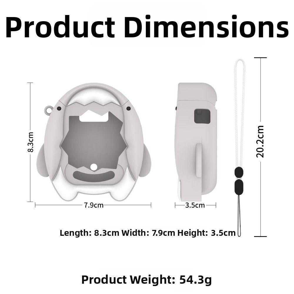 Silicone Games Console Protective Case Anti-Scratch Shockproof Skin Cover Sleeve with Lanyard for Tamagotchi Paradise