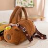 Fashionable Capybar Plush Toys Girls' Crossbody Bag for Girlfriends To Hold Flowers and Kapi Backpack Activity Gift Handbag