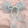 Bowknot Curtain Tieback 2 Pcs Beautiful Decoration Curtain Strap Sweet Bow Curtain Rope Drapery Clip Holdback Hand-Knitted Tiebacks Macrame Drapery