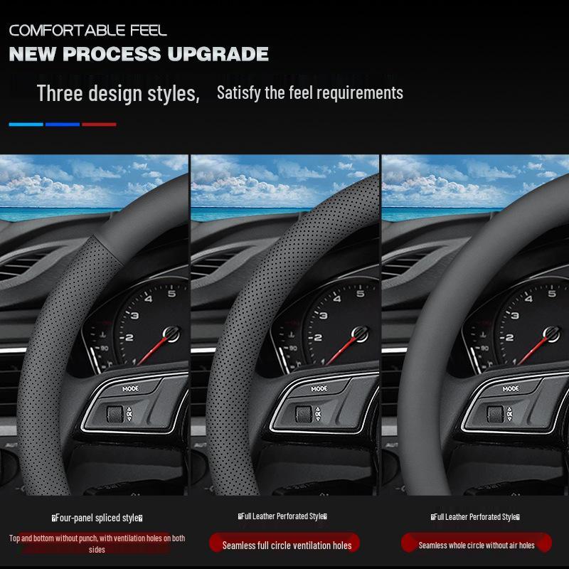 Leather Steering Wheel Cover for New Regal, Excelle, LaCrosse, Verano, Encore, Envision, GL6, GL8, Enclave
