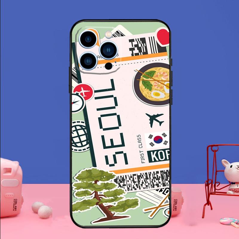 SYDNEY BOARDING PASS Traveltickets Phone Case For iPhone 17 Air 16 15 14 11 12 13 Pro Max 13 mini 15 16 Plus 16e Bumper Cover